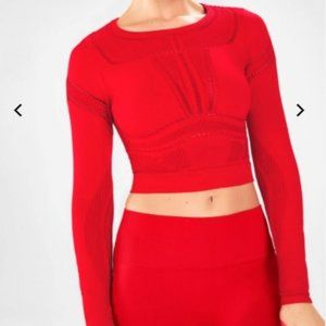 Fabletics Jaymee Mesh Long-Sleeve Top